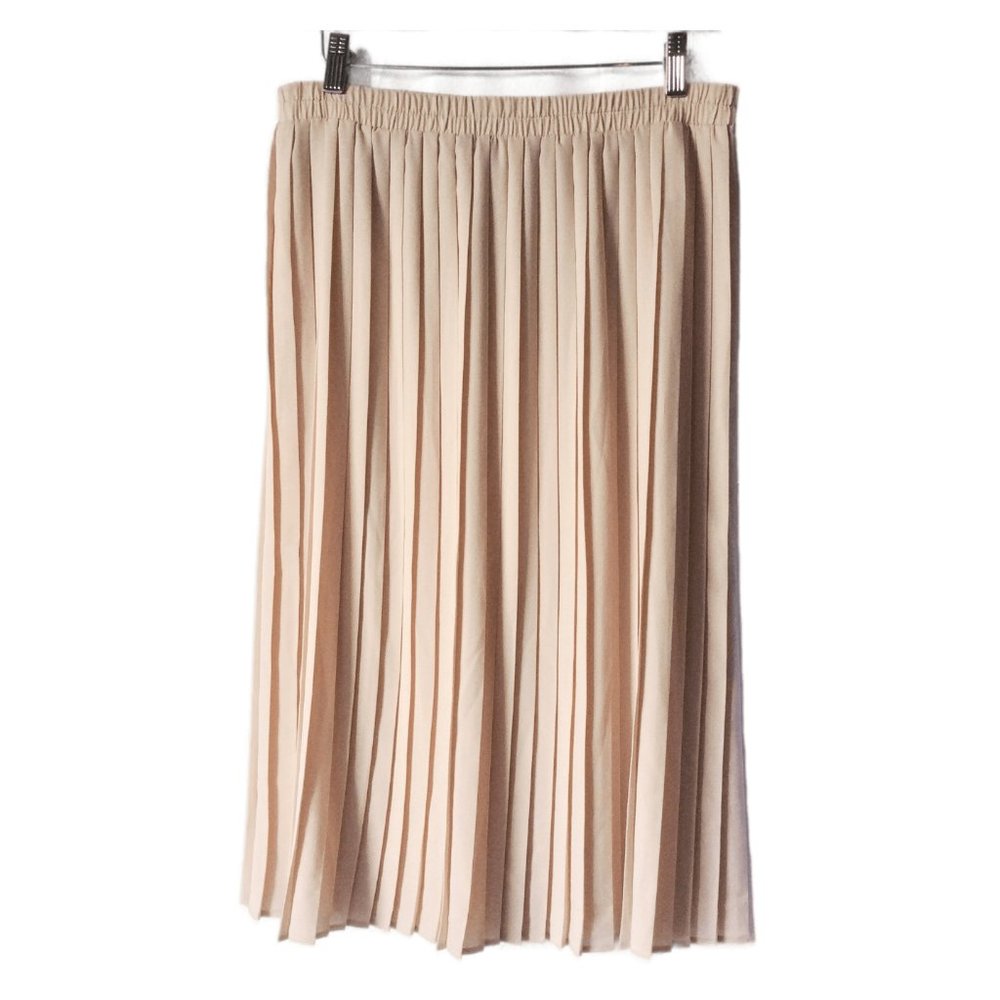 Seventy Pleated A-Line Midi Skirt - Size 44 (M)